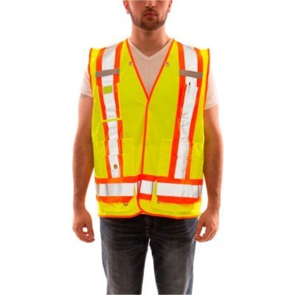 Tingley Tingley® Surveyor Vest, C2L2, Solid Lime, 4XL/5XL V71852C.4X-5X
